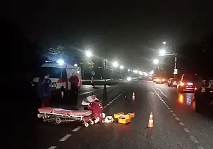 В Могилеве автомобиль сбил женщину: перебегала дорогу в неположенном месте