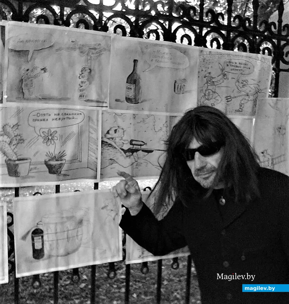 Джон Леннон на Ленинской. Могилев, 2014 год.