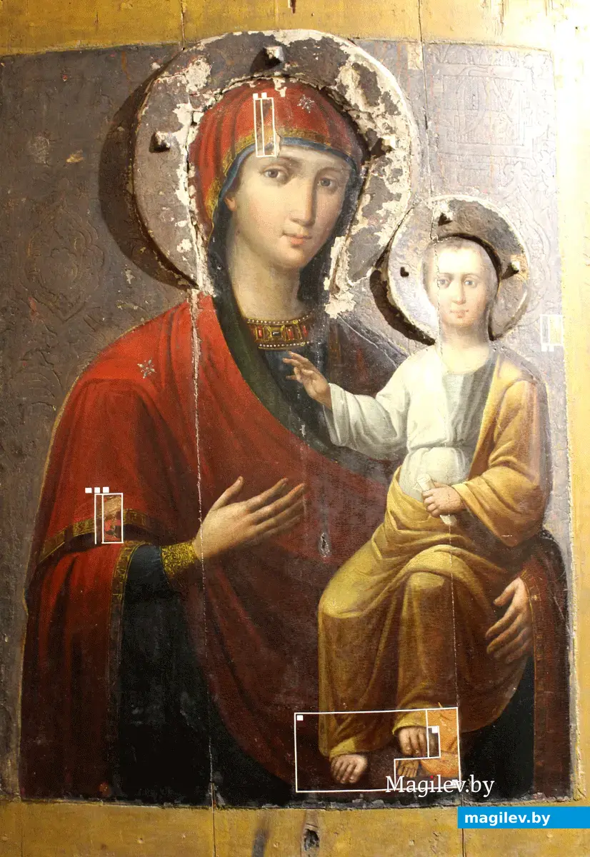 На открытии выставки «Два лика. Одна вера. Одна земля». Могилев, 15 сентября 2022 года.