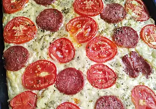 Готовим сами: пицца из кабачков