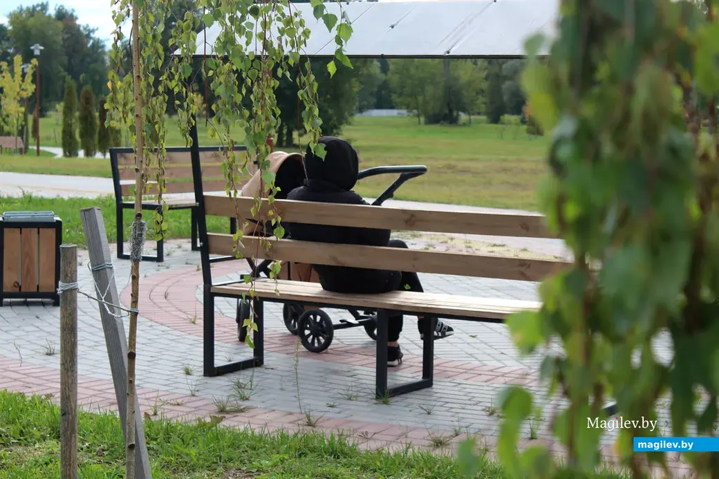 Парк культуры и отдыха в районе Подниколья. Могилев, сентябрь, 2022 год.