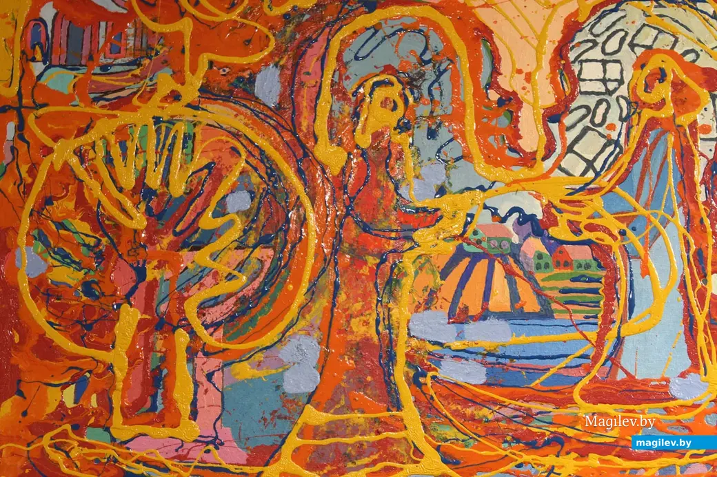 Выставка «Жыццё чалавека» в Выставочном зале Могилева. Сентябрь 2022 года. Работа Игоря Беспалова.