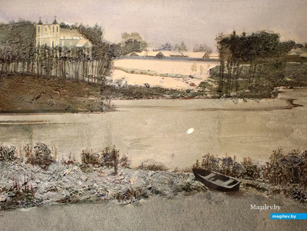 Выставка «Жыццё чалавека» в Выставочном зале Могилева. Сентябрь 2022 года. Работа Юрия Нестерука.