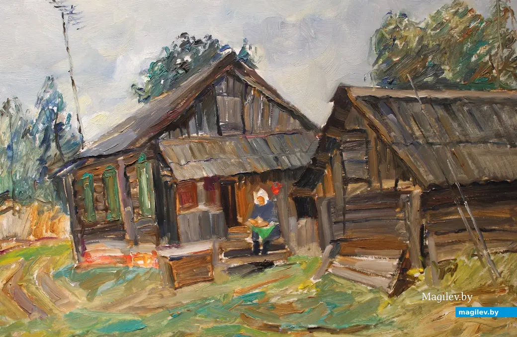 Выставка «Жыццё чалавека» в Выставочном зале Могилева. Сентябрь 2022 года. Работа Сергея Масихо.