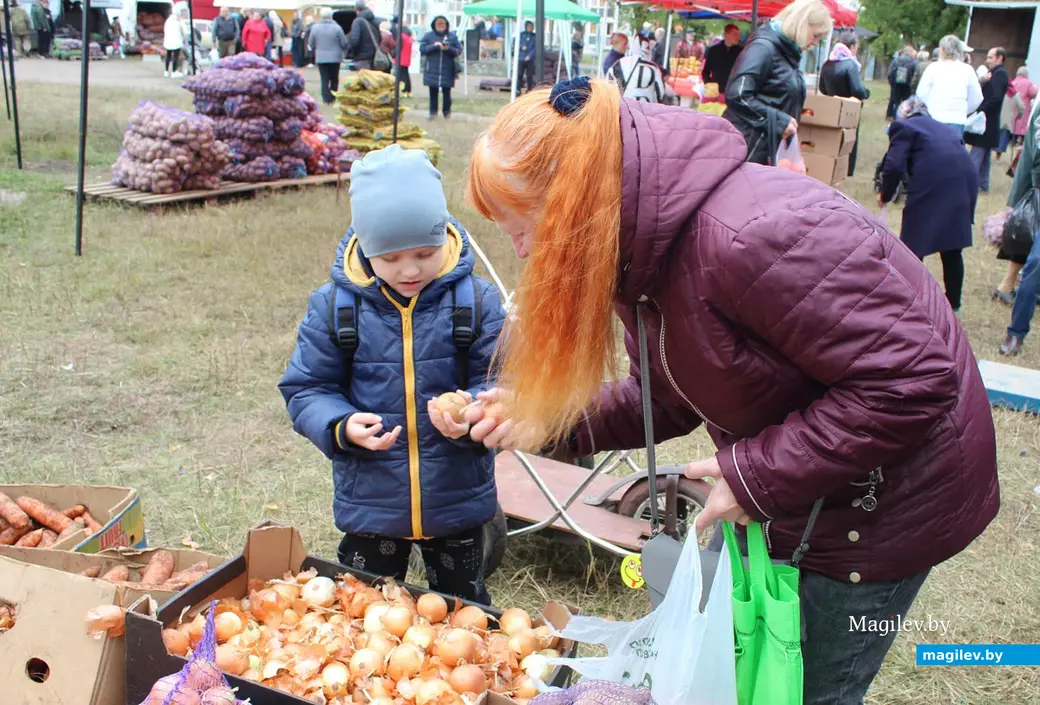 Ярмарка сельхозпродукции в поселке Гребенево. Могилев, 24 сентября 2022 года.