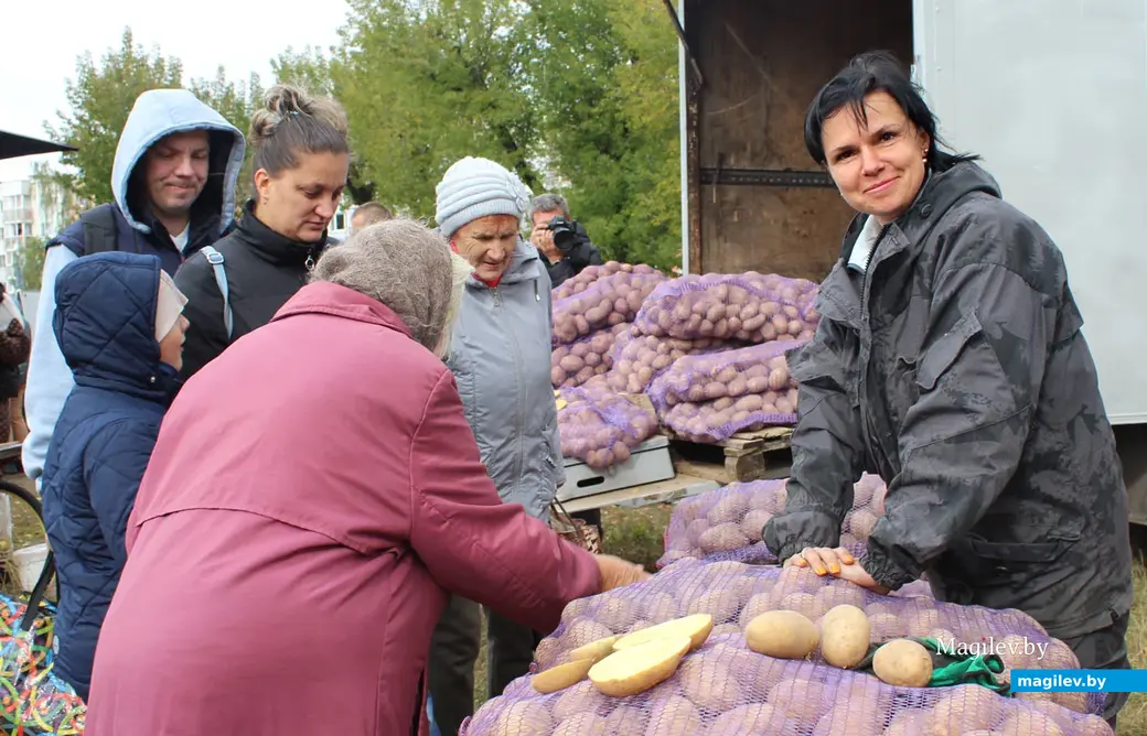 Ярмарка сельхозпродукции в поселке Гребенево. Могилев, 24 сентября 2022 года.