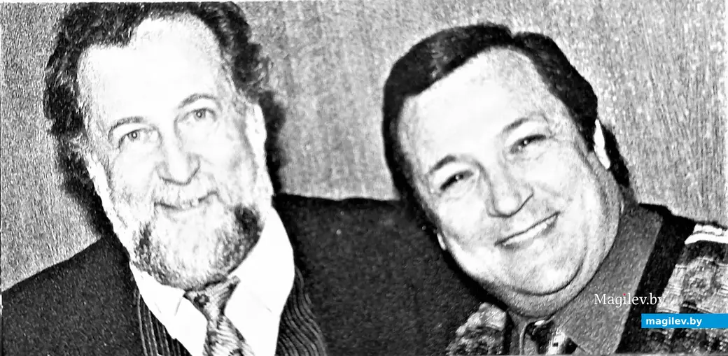 Владимир Браиловский и Робертино Лоретти. Могилев, 1990-е годы.