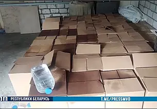 У бобруйчан изъяли более 5 тонн спиртосодержащей жидкости