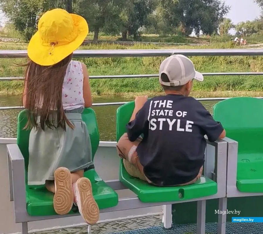 Прогулка на теплоходе по реке Днепр в Могилеве. Август 2022 года.