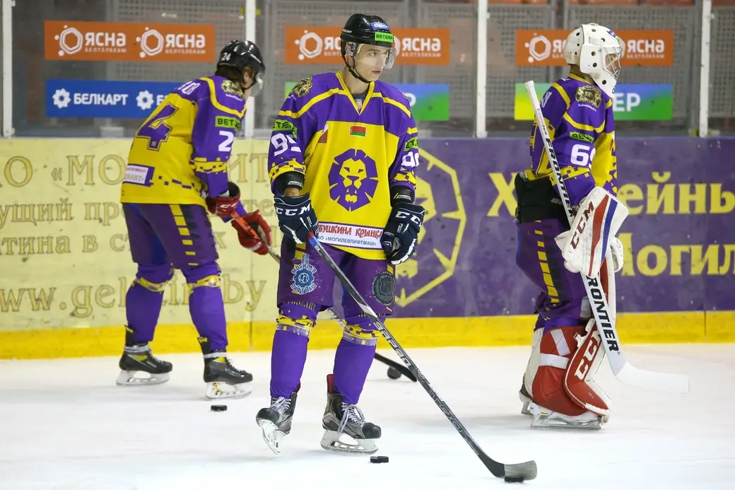 Эксталига Беларуси по хоккею. Могилевская арена. Встречаются ХК Могилев - Шахтер - 1:5. 30.09.2022 г. Фото: hcmogilev.by