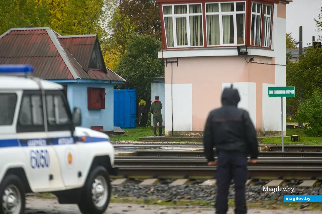 03.10.2022. Бобруйск. Подрыв здания бывшего завода виноградных напитков на улице Новошоссейной