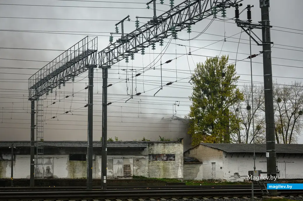 03.10.2022. Бобруйск. Подрыв здания бывшего завода виноградных напитков на улице Новошоссейной