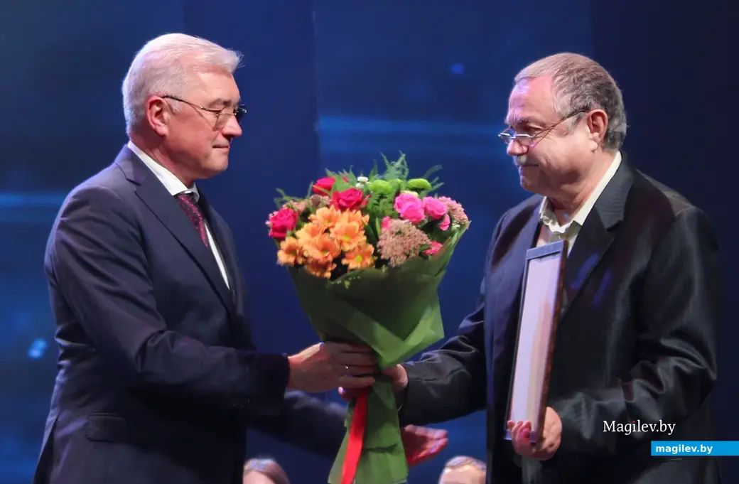 Празднование 220-летия Могилевской городской больницы скорой медицинской помощи. Могилев. 7 октября 2022 года. Врача эндоскопического отделения Александра Юшкина