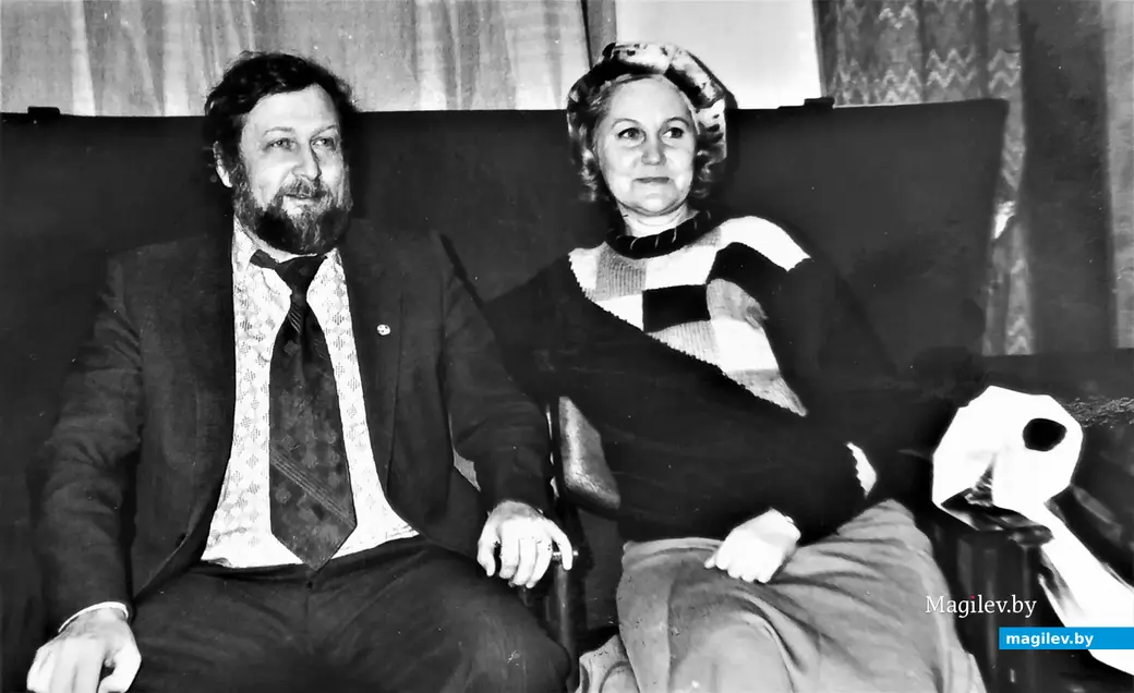 Владимир и Людмила Браиловские. Могилев, 1980-е годы.