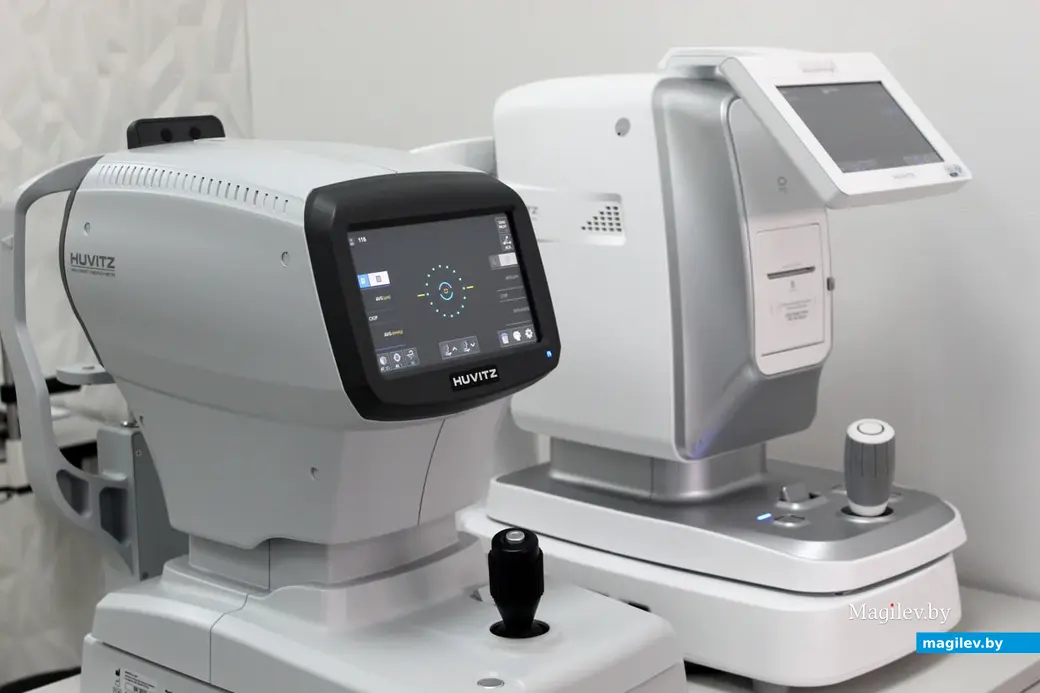 Пневмотонометр и авторефрактометр. Медицинский центр «Генез». Могилев, октябрь 2022 года.