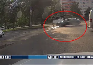 В Могилеве водитель сбил электросамокатчика