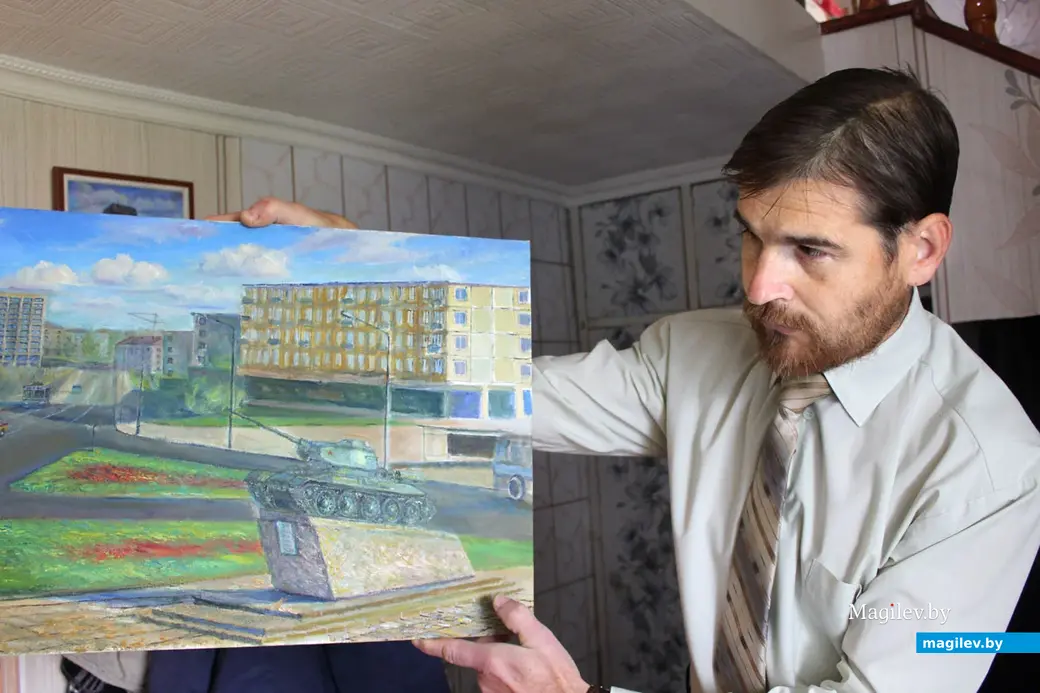 Могилевский художник Сергей Киселев. Сентябрь 2022 года.