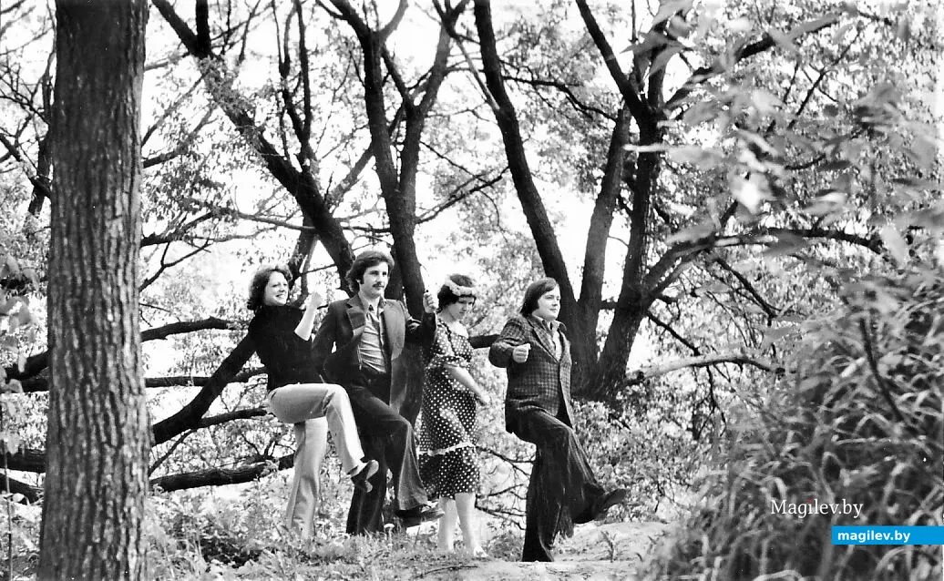 В пойме реки Дубровенки. Могилев, 1970-е годы.