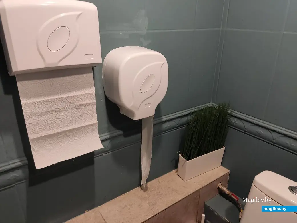 Кафе «Жорж Симоне». Для эстетов - вазончик с искусственной травкой. Могилев, 17.10.2022 г