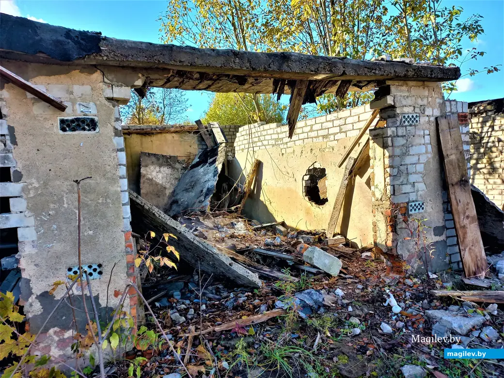 Гаражный комплекс в районе областной больницы. Могилев, 18.10.2022 г.