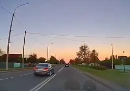 Водитель «Ауди» в Бобруйске совершил опасный выезд на встречную. Нарушитель установлен