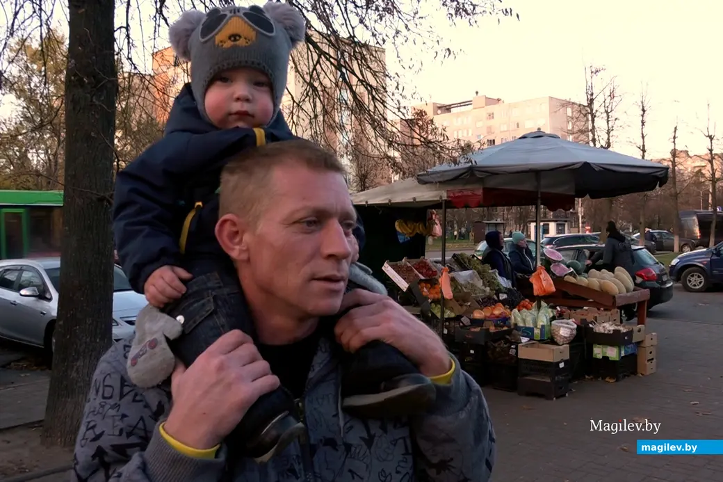 Денис Козловский с сыном Димой