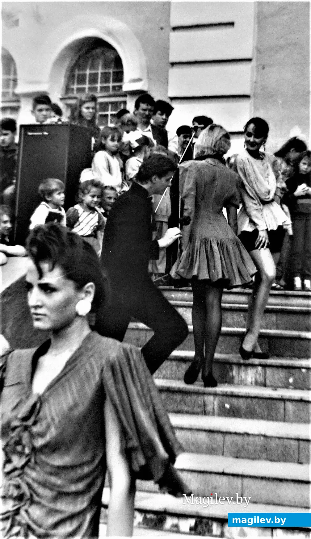 Выступление Центра красоты, грации и искусства. Могилев, 1990-е годы.