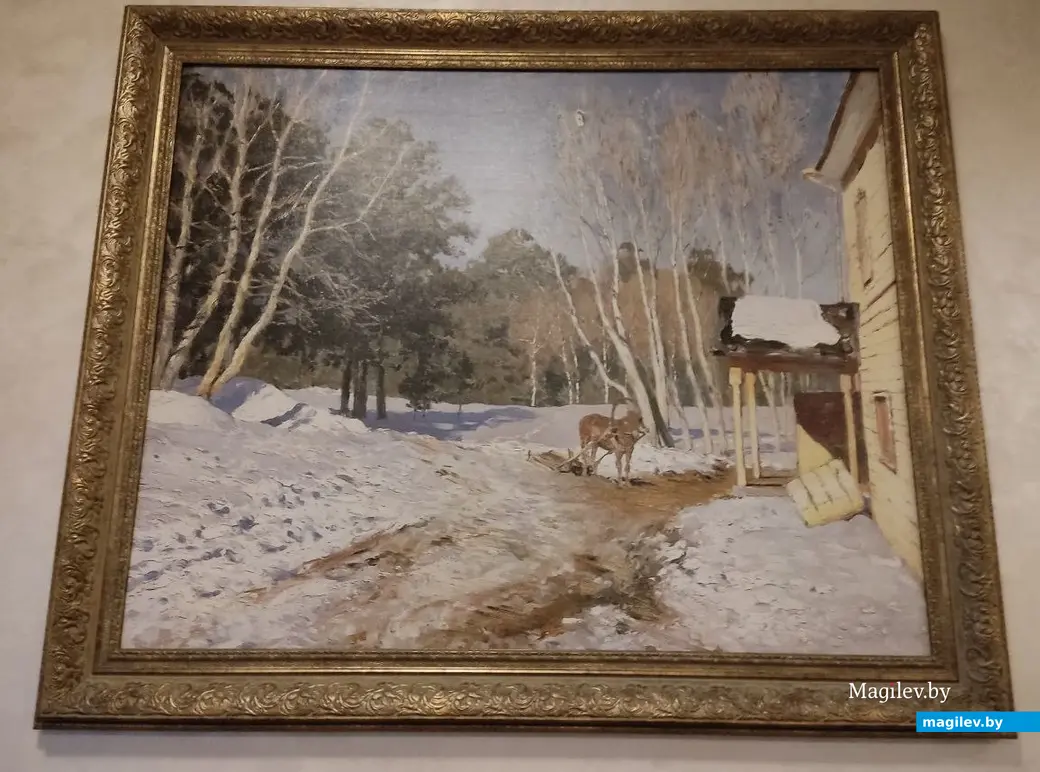 Та самая картина - про крестьянина и трактир. Ресторан «Винтаж», Могилев. 25.10.2022 г