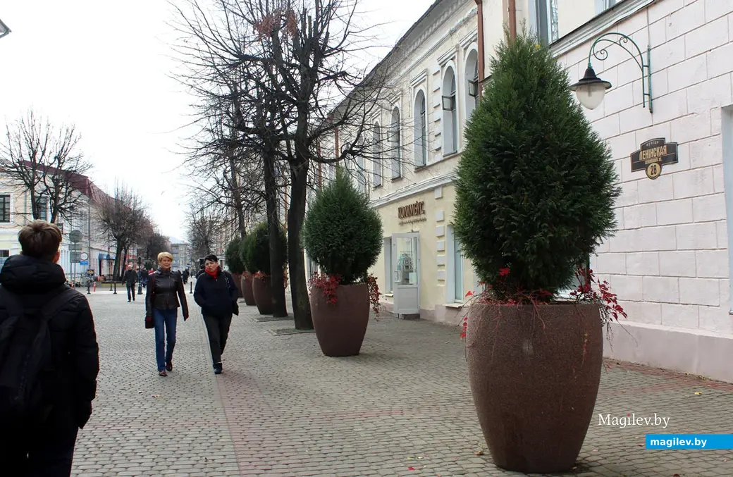 Улица Ленинская. Могилев. Октябрь 2022 года.