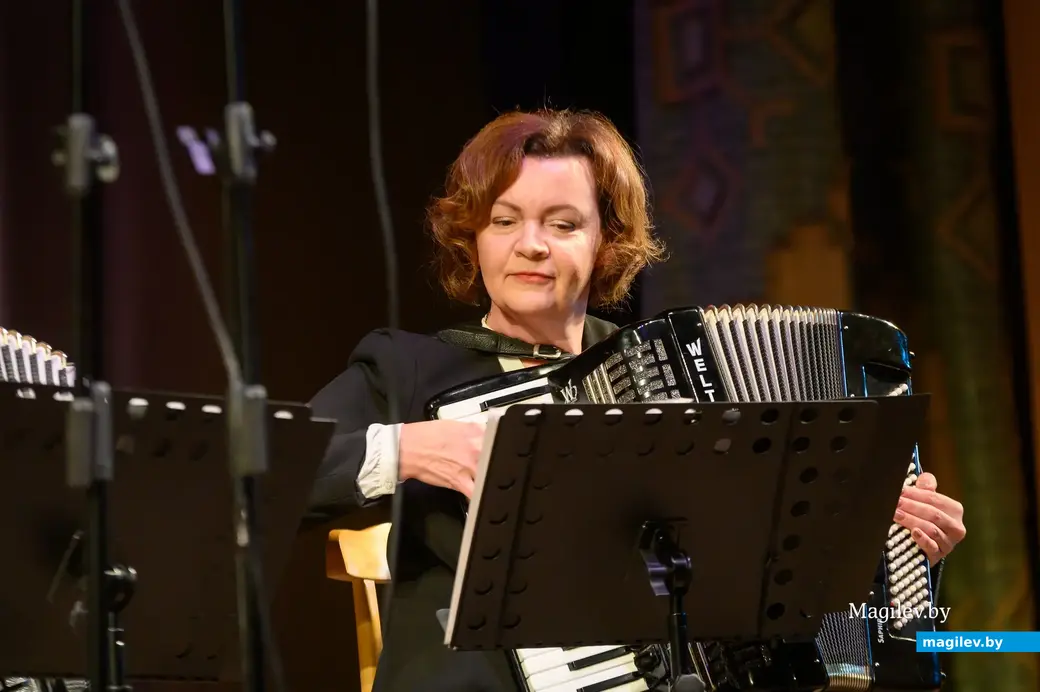 27.10.2022. Бобруйск. Отчетный концерт преподавателей детской школы искусств им. Е.К.Тикоцкого «Осенний вернисаж». Народный ансамбль аккордеонистов «Интермеццо» (рук.