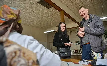 Пациент на приеме в городской ветстанции. Фото из архива «ВБ»