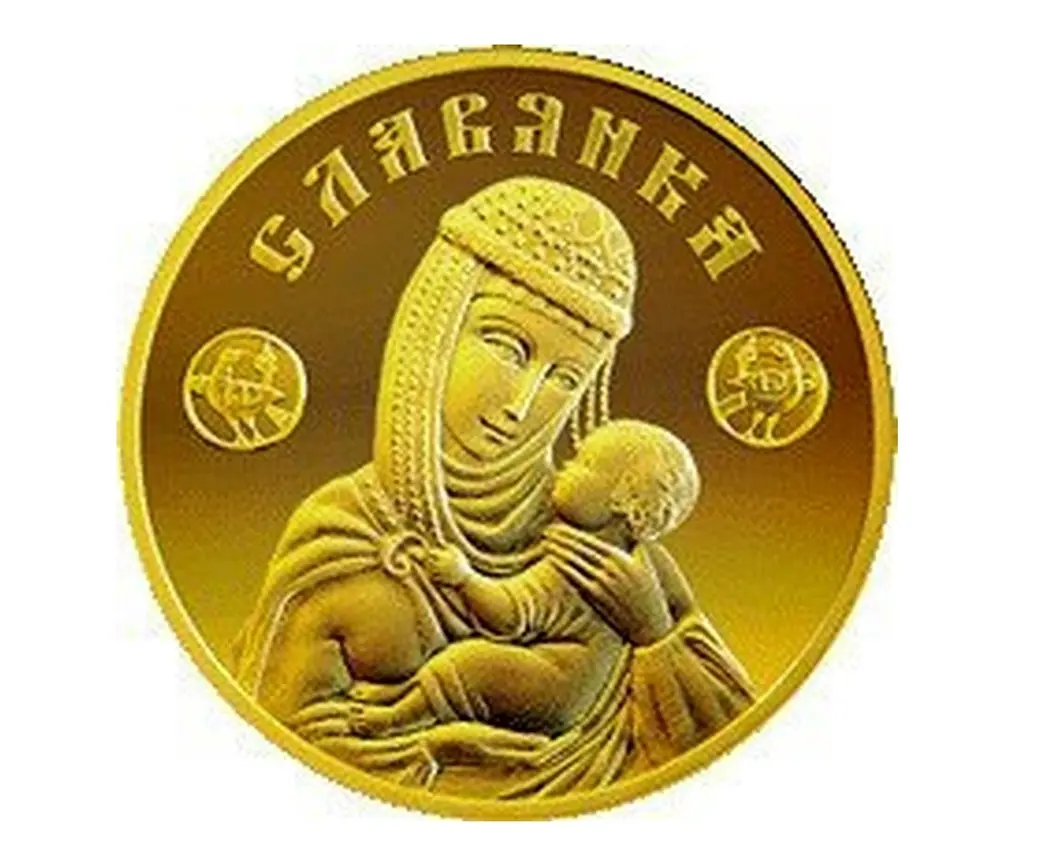 Золотая слитковая (инвестиционная) монета «Славянка».
