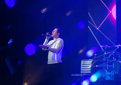 Певец Стас Пьеха выступил в Могилеве. Фотофакт