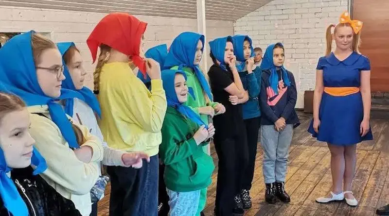 «Бульба-хоп» для юных жителей агрогородка Полыковичи. Фото из районной газеты «Прыдняпроўская ніва»