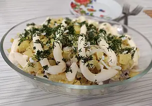 Готовим сами: картофельный салат с селедочкой от «Жоржа Симоне»