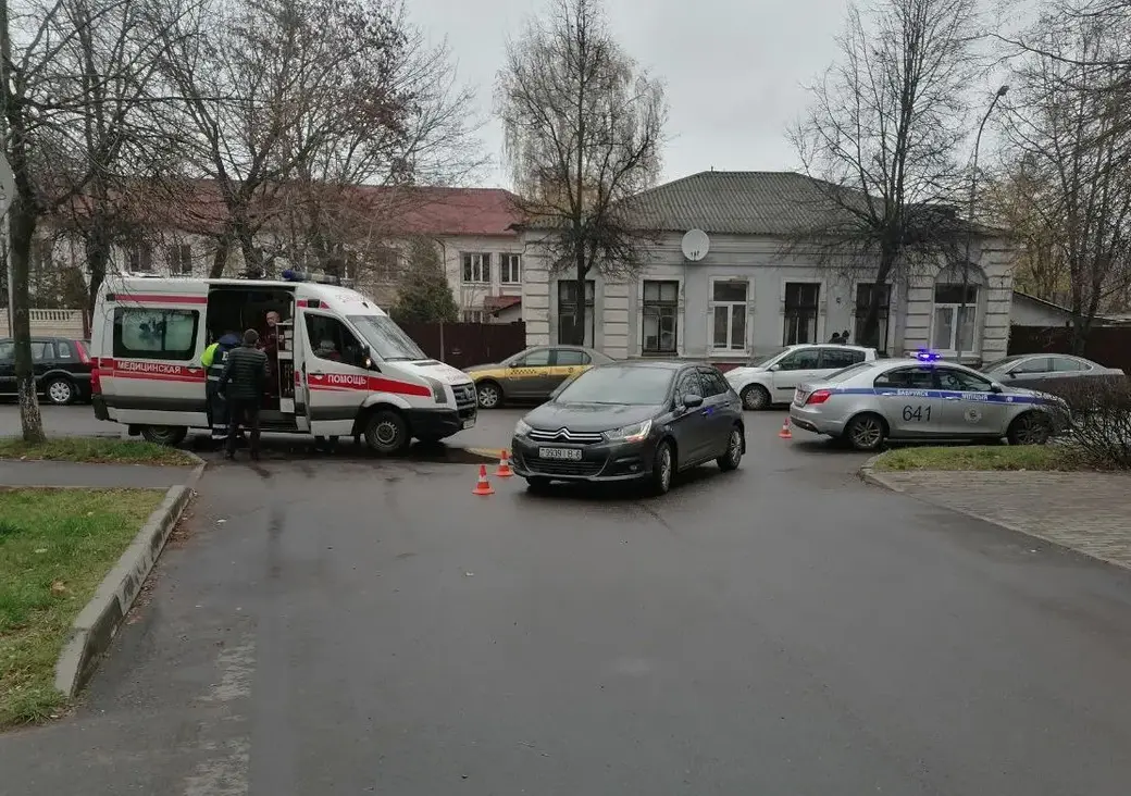 08.11.2022 В Бобруйске водитель сбил восьмилетнего ребенка. Фото: УВД Могилевского облисполкома