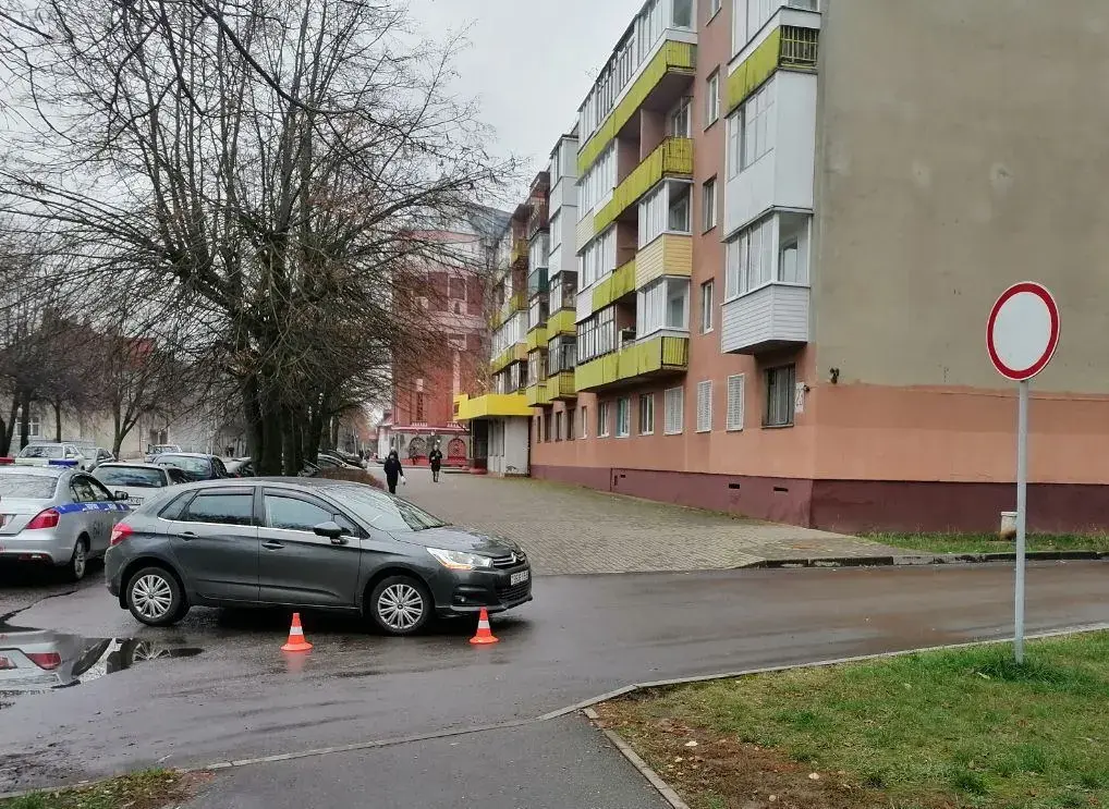 08.11.2022 В Бобруйске водитель сбил восьмилетнего ребенка. Фото: УВД Могилевского облисполкома