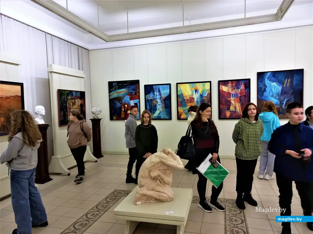 Открытие выставки «Три четверти столетия». Могилев, музей Павла Масленикова, 10.11.2022 года.