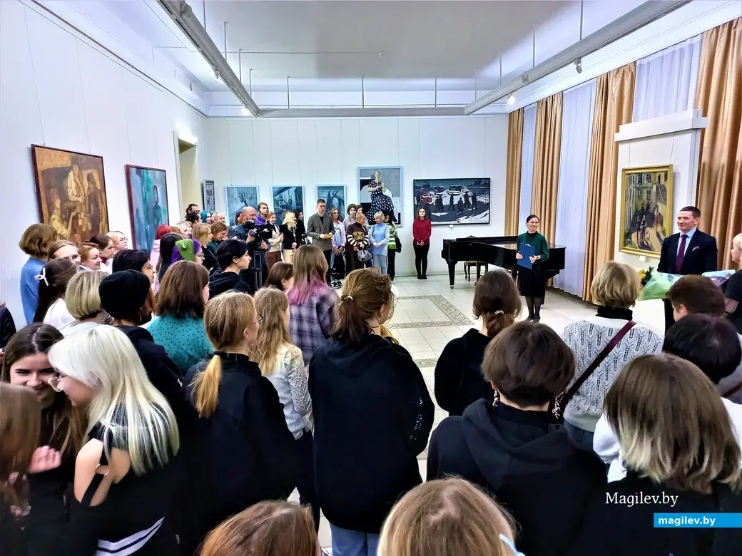 Открытие выставки «Три четверти столетия». Могилев, музей Павла Масленикова, 10.11.2022 года.