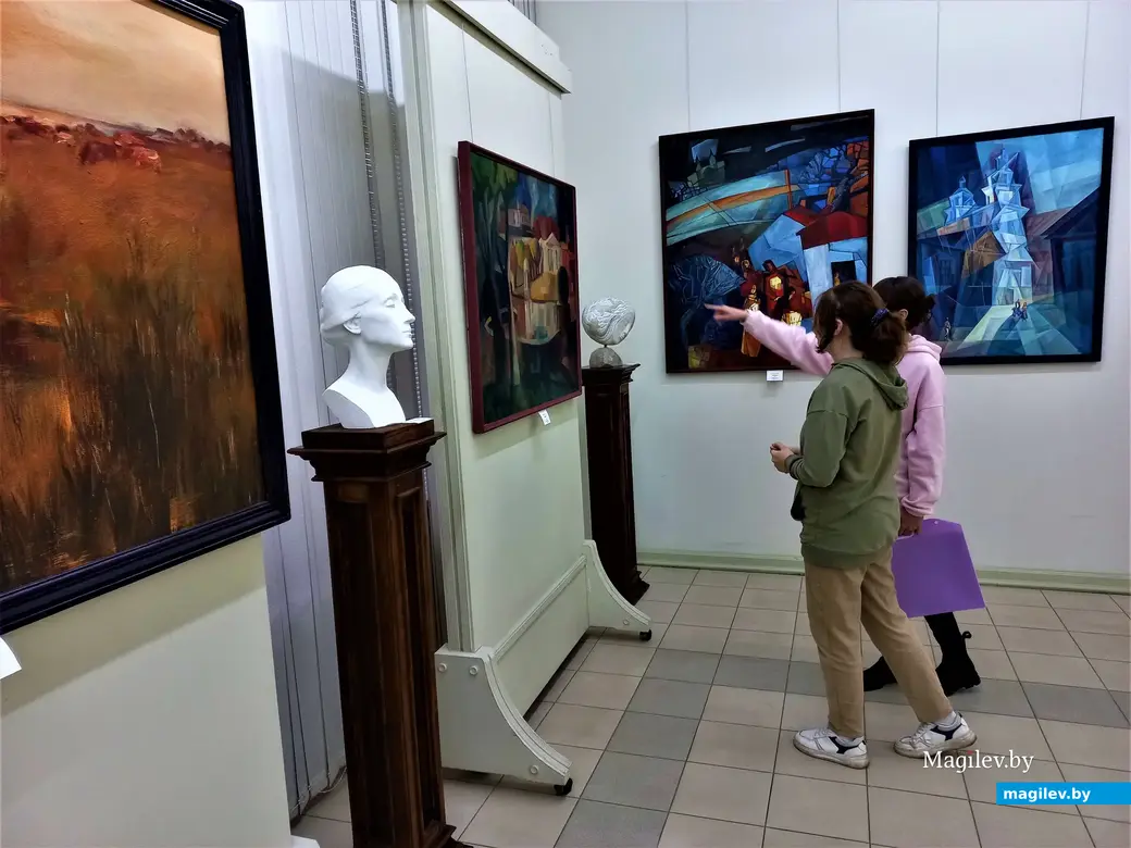 Открытие выставки «Три четверти столетия». Могилев, музей Павла Масленикова, 10.11.2022 года.