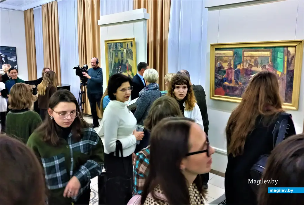 Открытие выставки «Три четверти столетия». Могилев, музей Павла Масленикова, 10.11.2022 года.