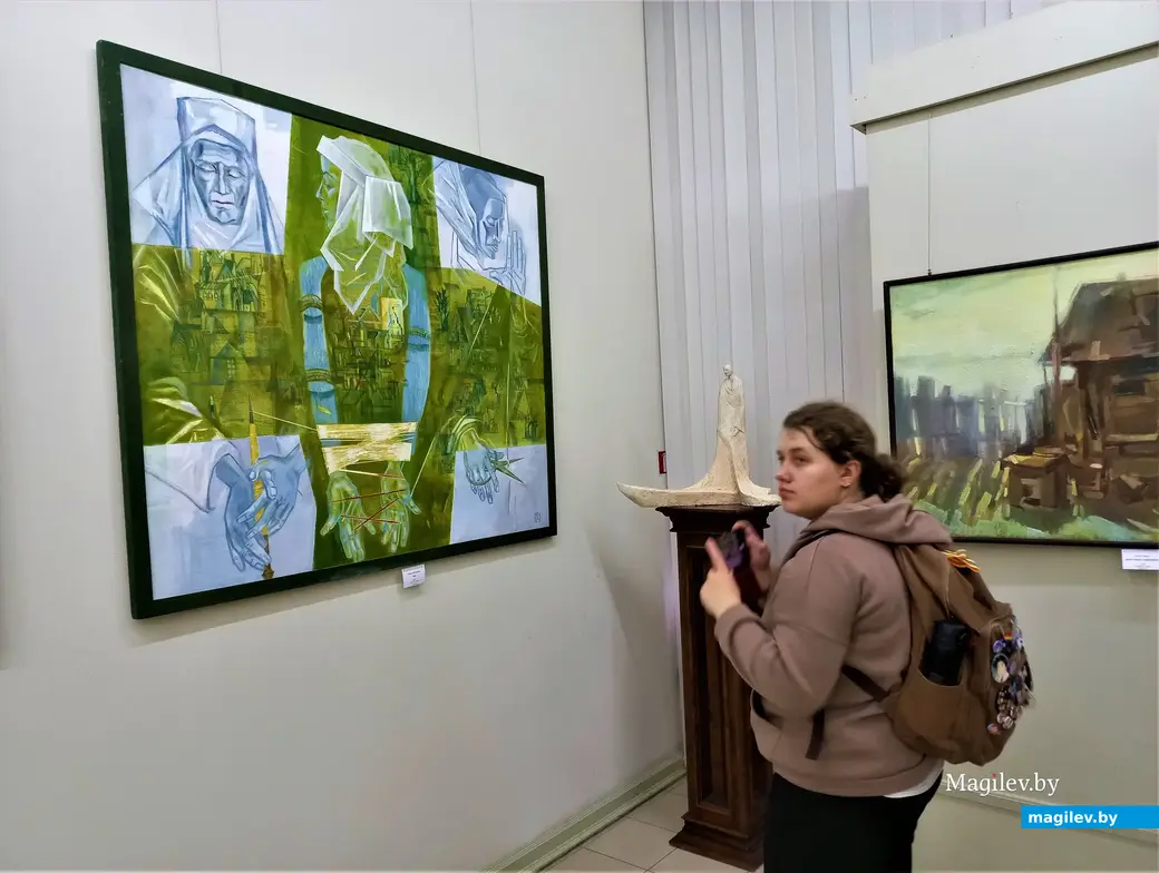 Открытие выставки «Три четверти столетия». Могилев, музей Павла Масленикова, 10.11.2022 года.