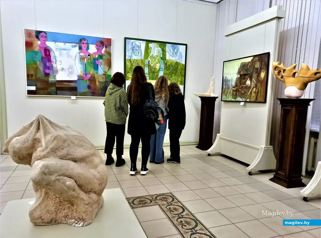 Открытие выставки «Три четверти столетия». Могилев, музей Павла Масленикова, 10.11.2022 года.