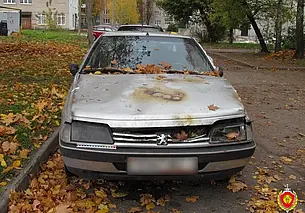 В Могилеве горел «Пежо»: эксперты выяснили причину пожара в автомобиле