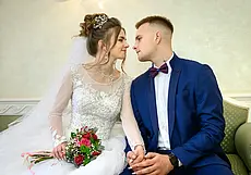 «Мне очень нравится ее красный борщ». Свадебная пара недели