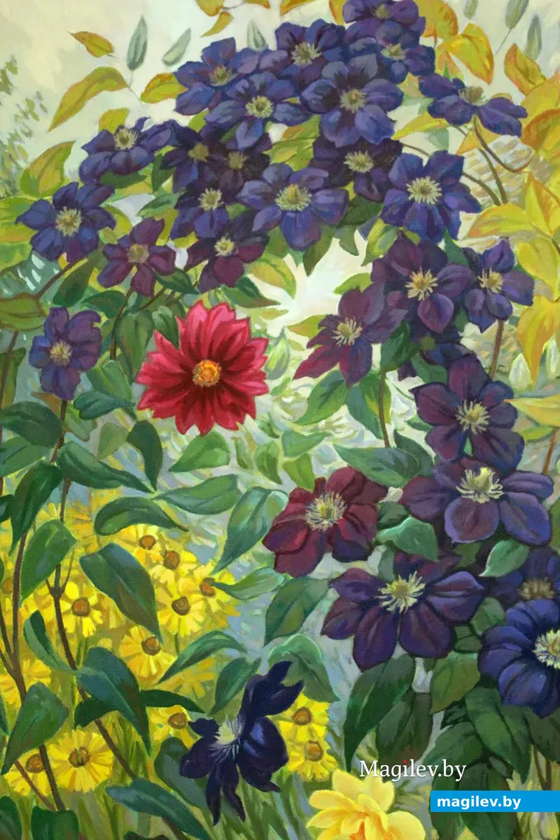 Арт-проект «Клумбавосень» Марины Нестерук. Выставочный зал, Могилев 16 ноября.