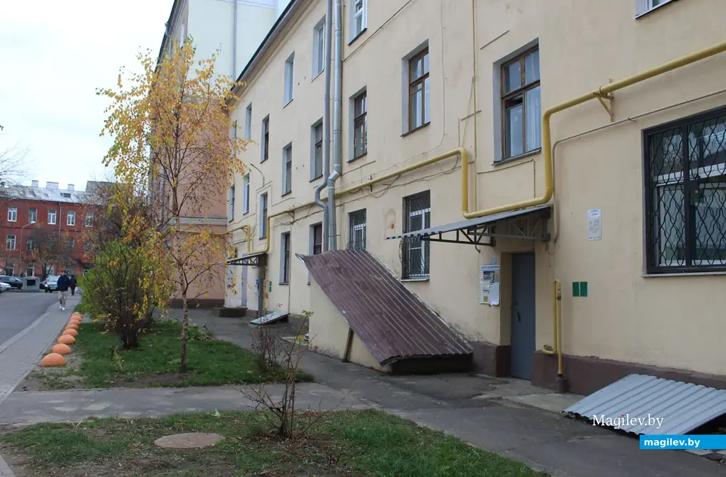 Двор дома по Лепешинского, 14. Могилев, ноябрь, 2022 год.