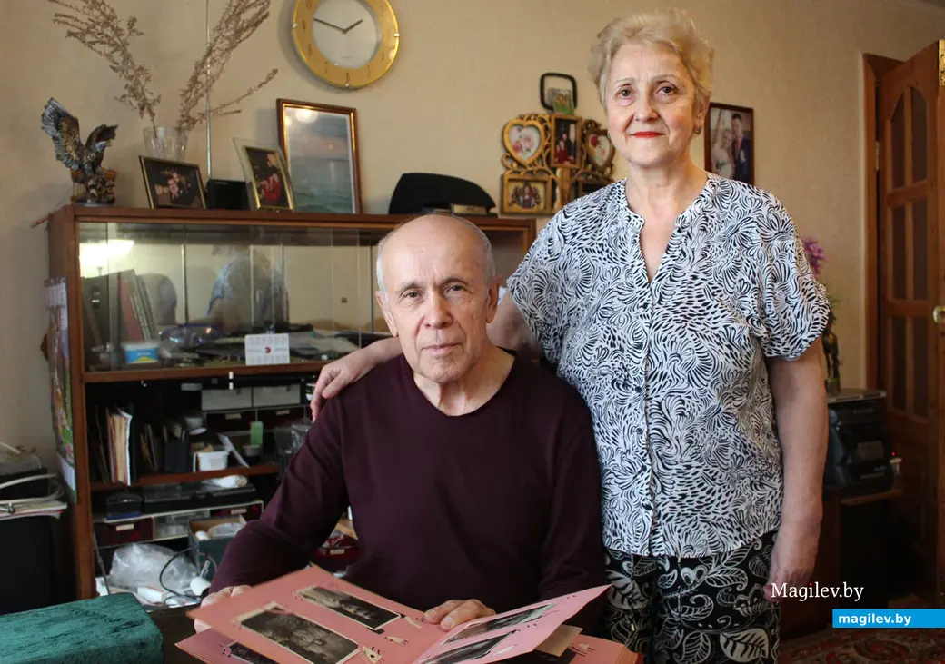Александр Адольфович Вераксо с супругой Людмилой Михайловной. Могилев, ноябрь, 2022 год.