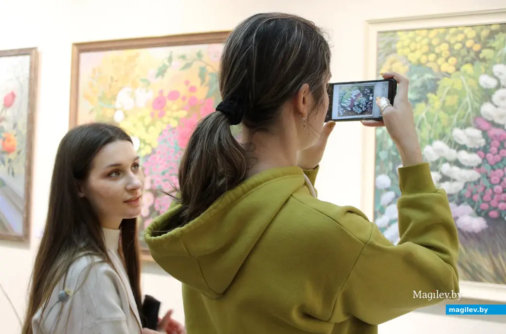 Арт-проект «Клумбавосень» Марины Нестерук. Выставочный зал, Могилев 16 ноября.