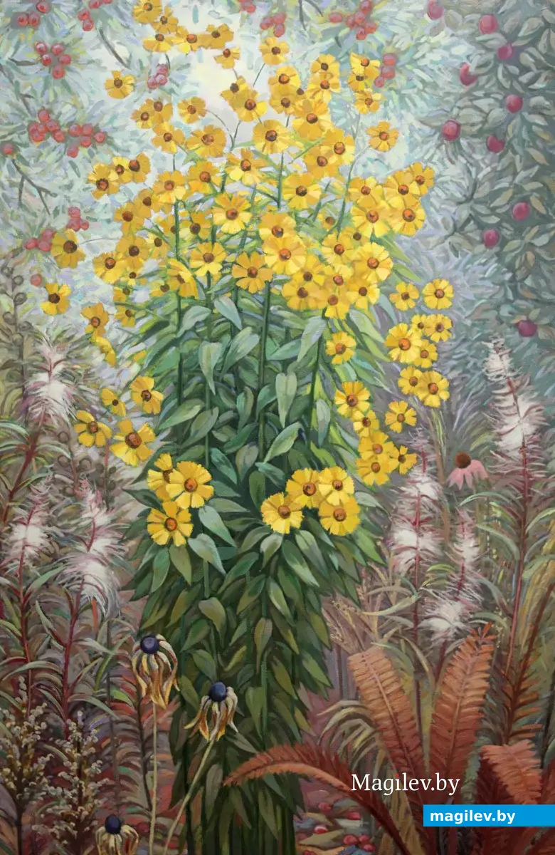 Арт-проект «Клумбавосень» Марины Нестерук. Выставочный зал, Могилев 16 ноября.